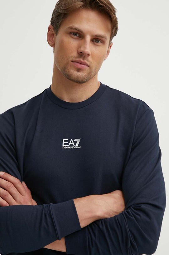 EA7 Emporio Armani pamut melegítőfelső pamut sötétkék PJVRZ.8NPM30.0562