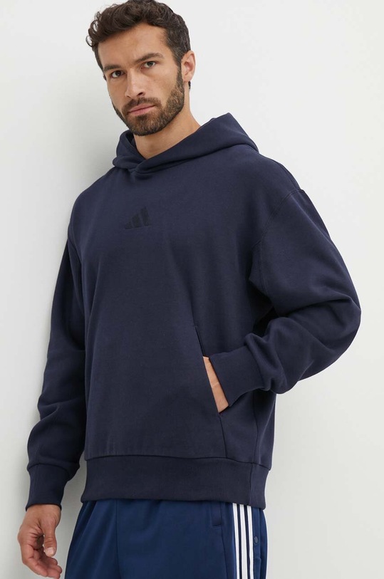 Mikina adidas All SZN s kapucí námořnická modř IY4122