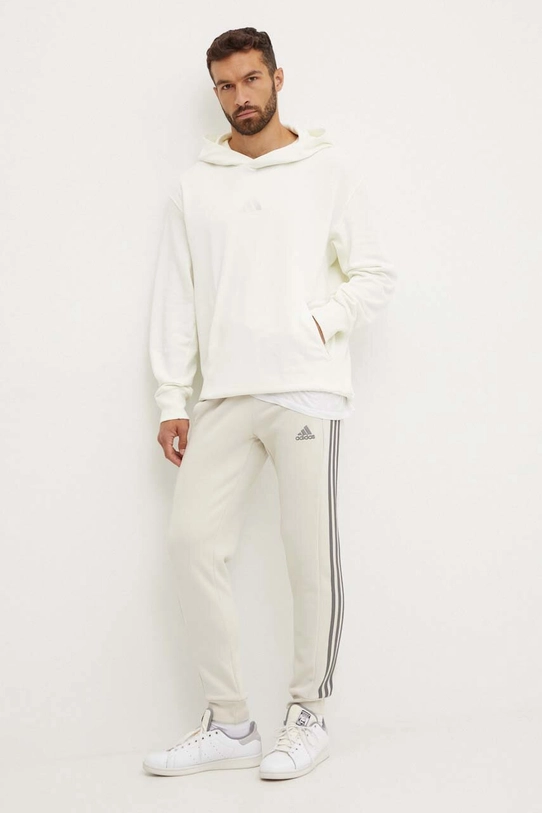 Хлопковая кофта adidas All SZN IY4154 бежевый AW24