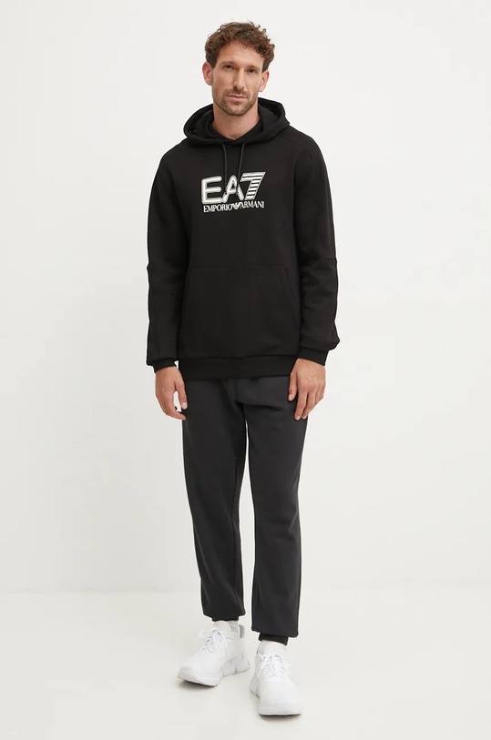 EA7 Emporio Armani bluza PJVTZ.6DPM02.1200 negru AW24
