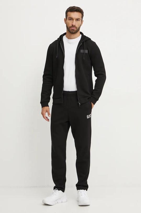 Pulover EA7 Emporio Armani PJODZ.6DPM26.1200 črna AW24