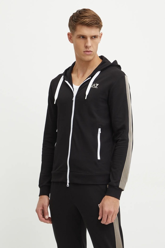 Dukserica EA7 Emporio Armani print crna PJ9FZ.6DPM29.0200