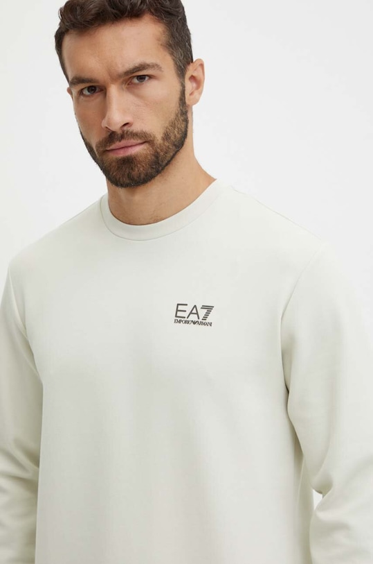 EA7 Emporio Armani bluza bej PJUEZ.6DPM89.1910