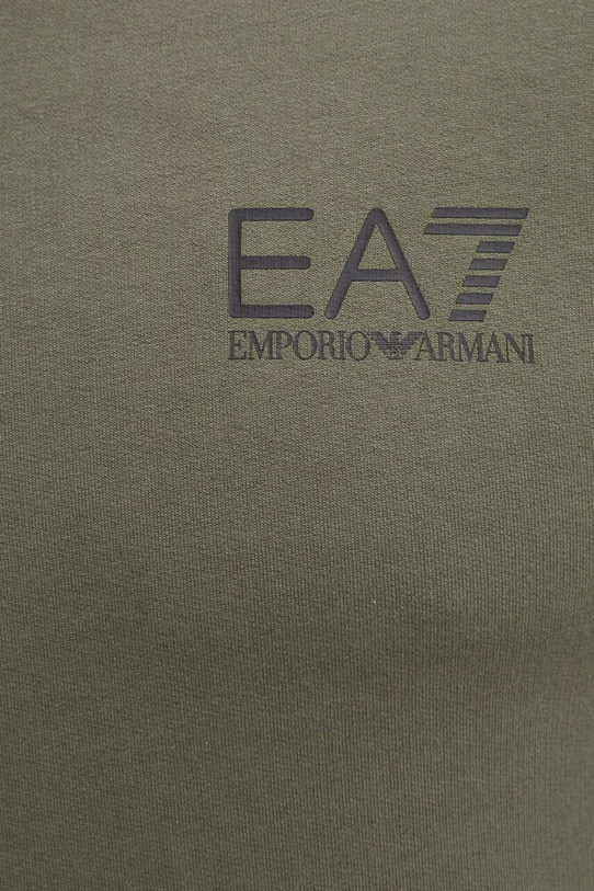 Pamučna dukserica EA7 Emporio Armani PJ05Z.8NPM18.1846 zelena