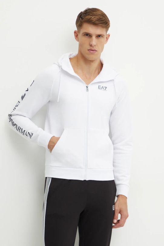 Кофта EA7 Emporio Armani с капюшоном белый PJ07Z.8NPM22.1101