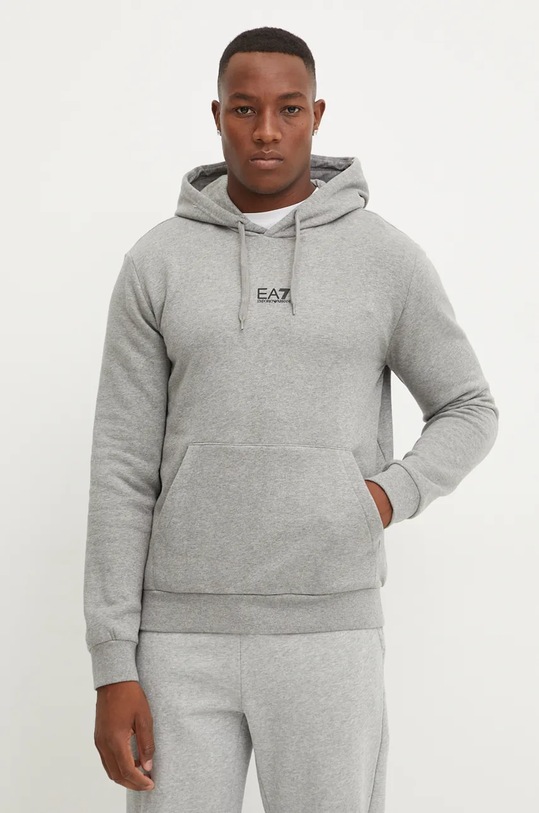 Mikina EA7 Emporio Armani směs šedá PJVTZ.8NPM37.3905