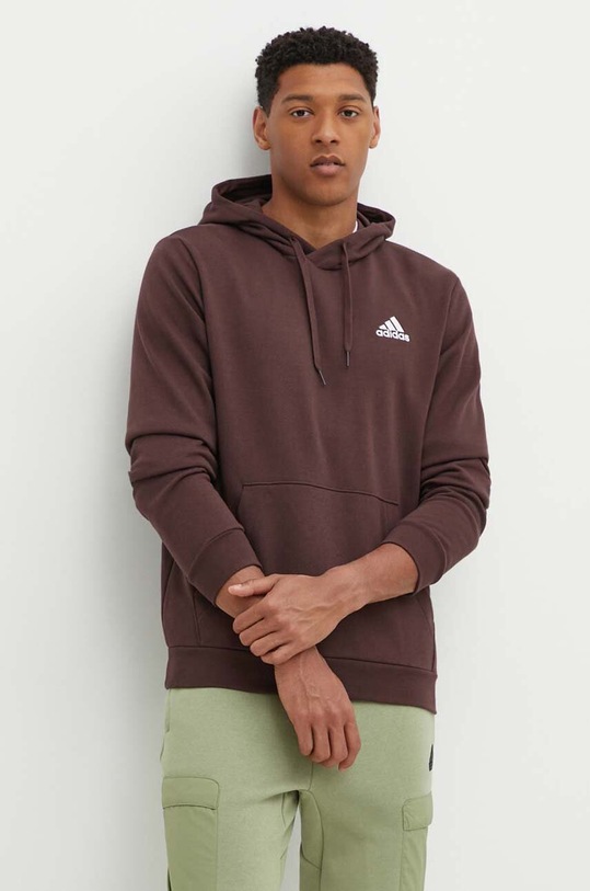 adidas felpa Essentials applique marrone IZ4758