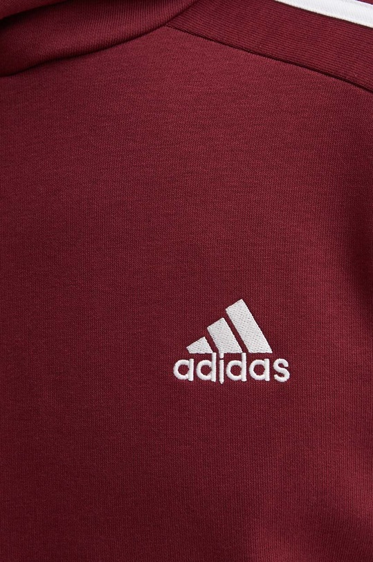 Mikina adidas Essentials JG5949 burgundské