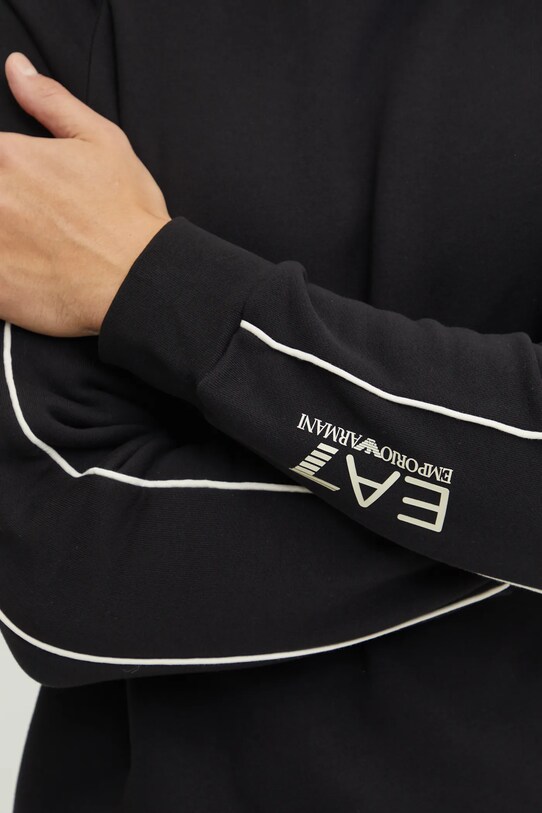 Бавовняна кофта EA7 Emporio Armani PJZJZ.6DPM20.1200 чорний
