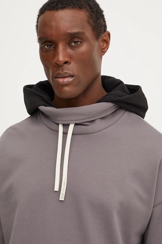 Mikina EA7 Emporio Armani AF10443.7M000020.U8094 sivá