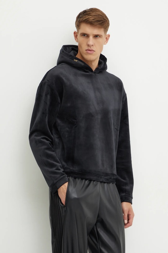 Mikina EA7 Emporio Armani čierna AF10345.7M000031.UC001