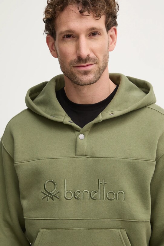United Colors of Benetton bluza verde 3VVUU201P