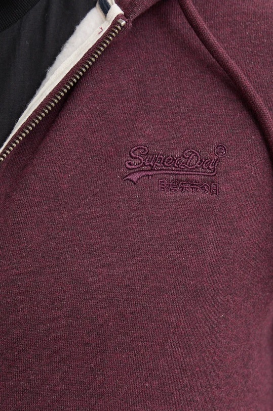 Superdry bluza M2013116A.C4U burgundia