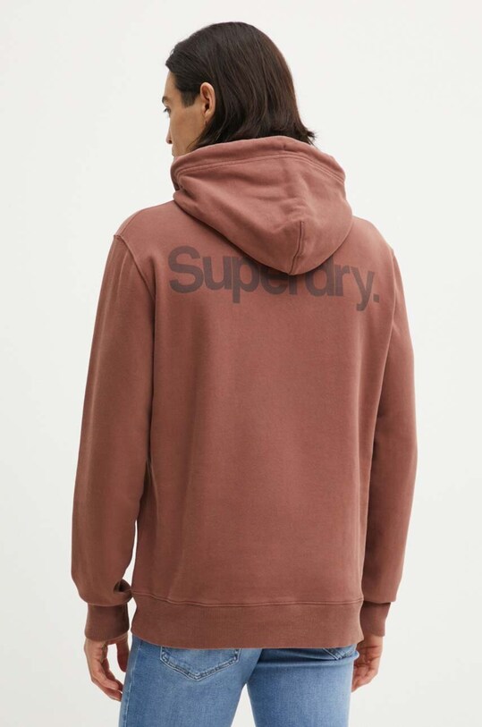 Îmbrăcăminte Superdry hanorac de bumbac M2013723A.4PZ maro