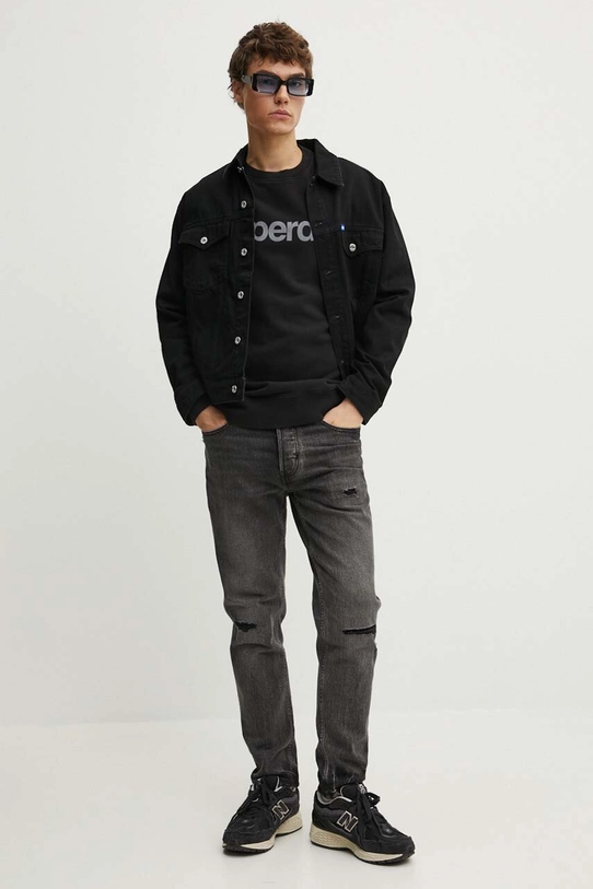 Бавовняна кофта Superdry M2013738A.02A чорний AW24