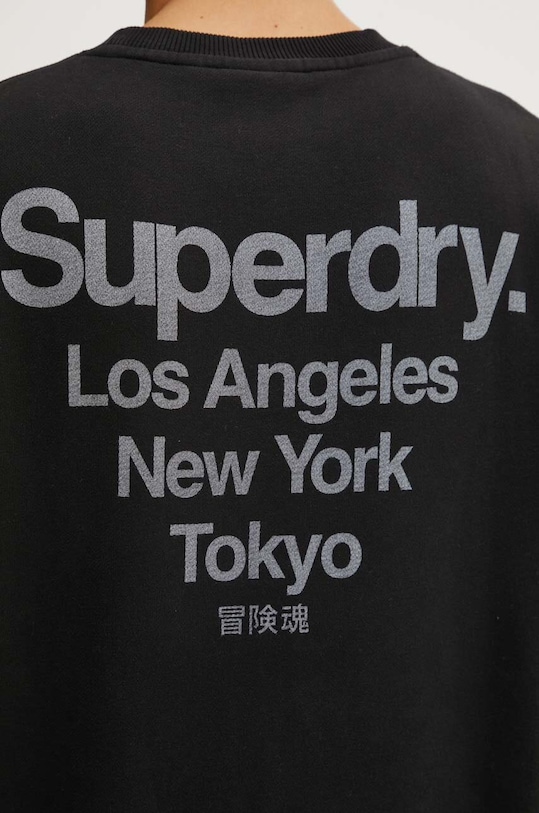 Superdry bluza bawełniana M2013738A.02A czarny
