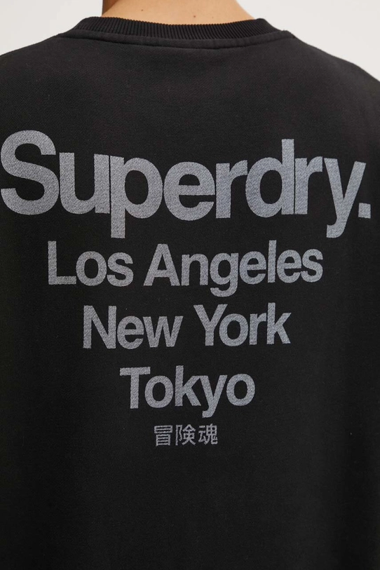 Бавовняна кофта Superdry M2013738A.02A чорний