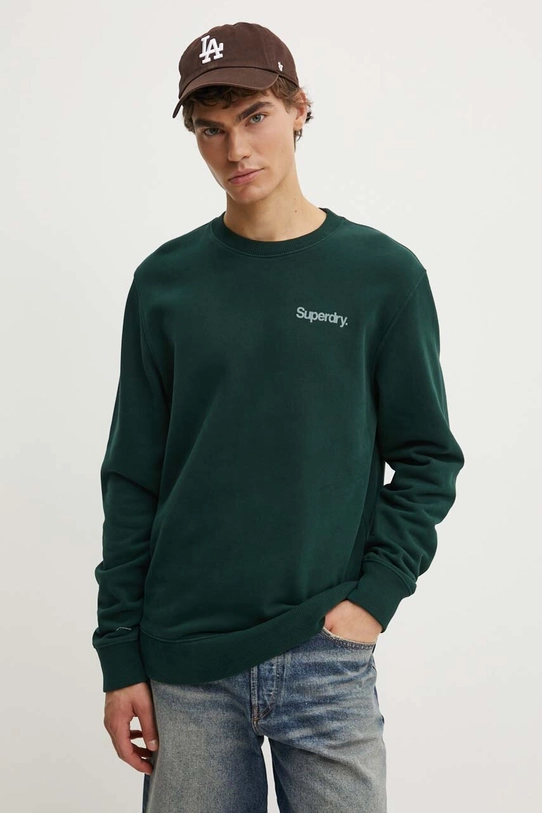 Хлопковая кофта Superdry хлопок зелёный M2013738A.27E