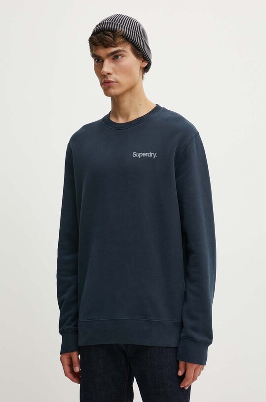 Ρούχα Βαμβακερή μπλούζα Superdry M2013738A.BQF μπλε
