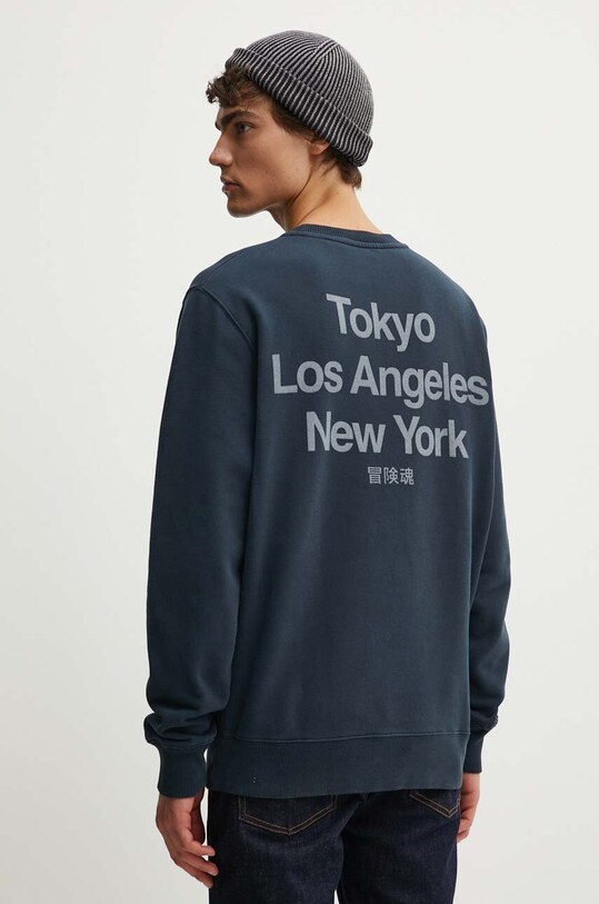 Βαμβακερή μπλούζα Superdry μπλε M2013738A.BQF