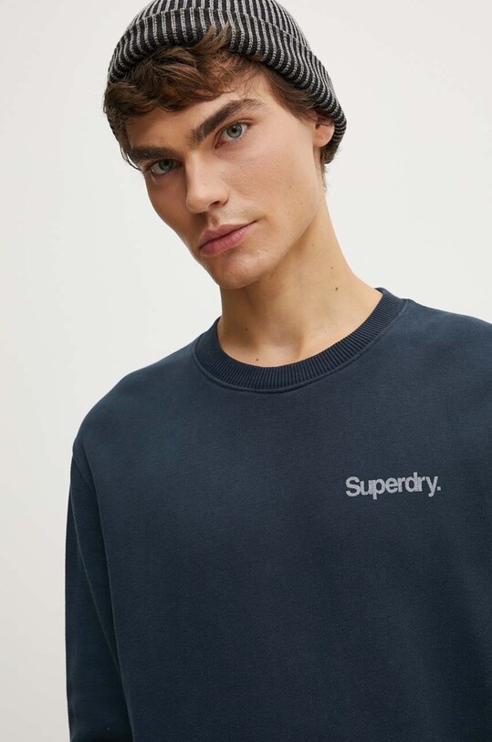 Βαμβακερή μπλούζα Superdry M2013738A.BQF μπλε