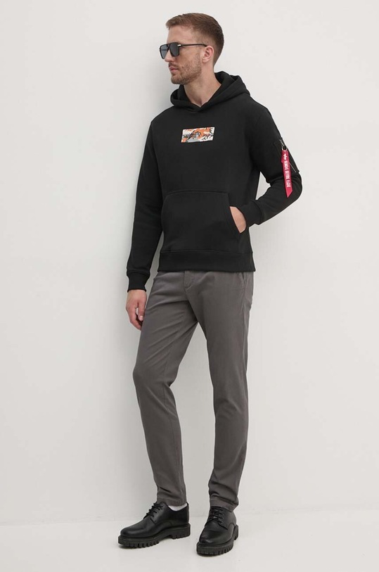 Mikina Alpha Industries 148338 černá AW24