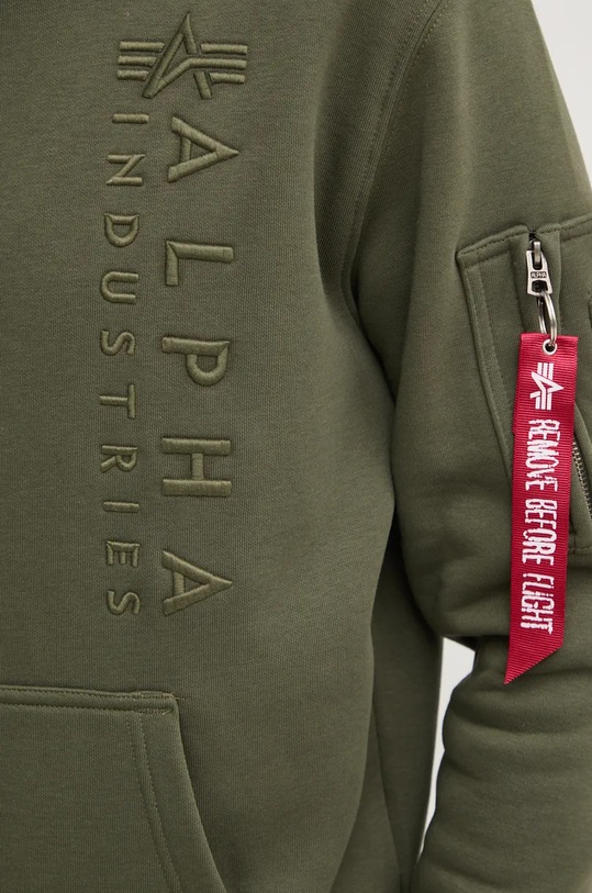 Dukserica Alpha Industries 138333 zelena