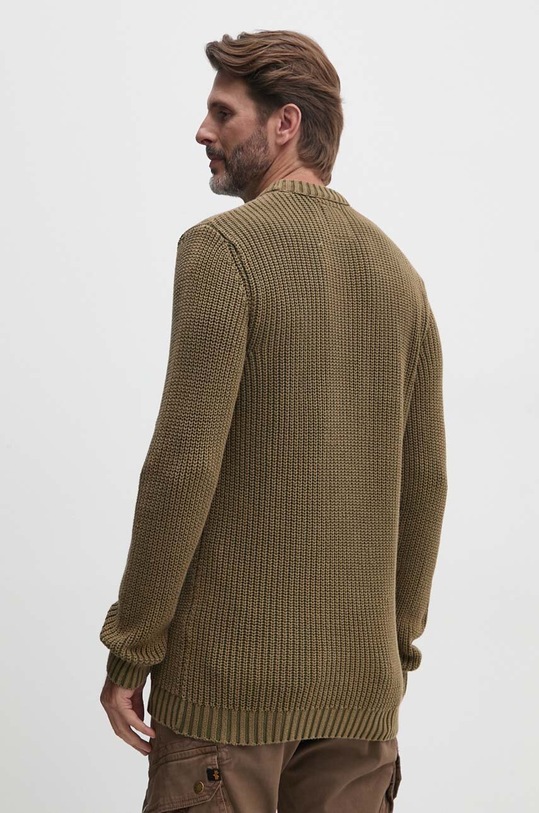 Îmbrăcăminte Alpha Industries pulover de bumbac 138402 verde