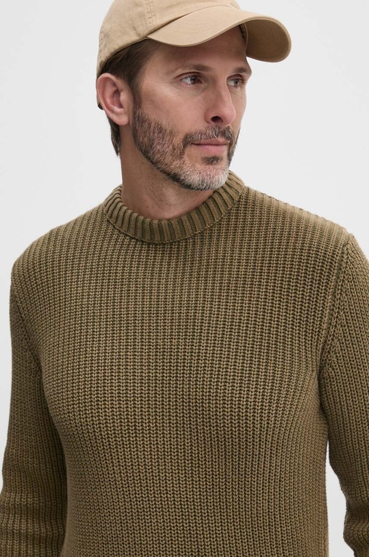 Alpha Industries pulover de bumbac verde 138402