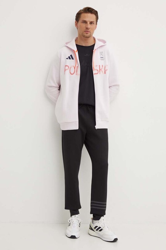 Спортивная кофта adidas Performance Polska JF6684 розовый AW24