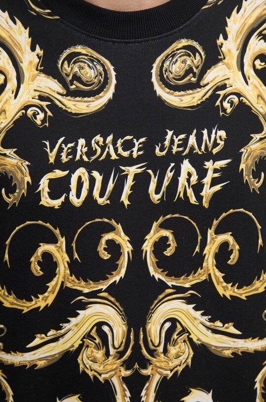Bavlnená mikina Versace Jeans Couture 77GAI3RB.FS182 čierna