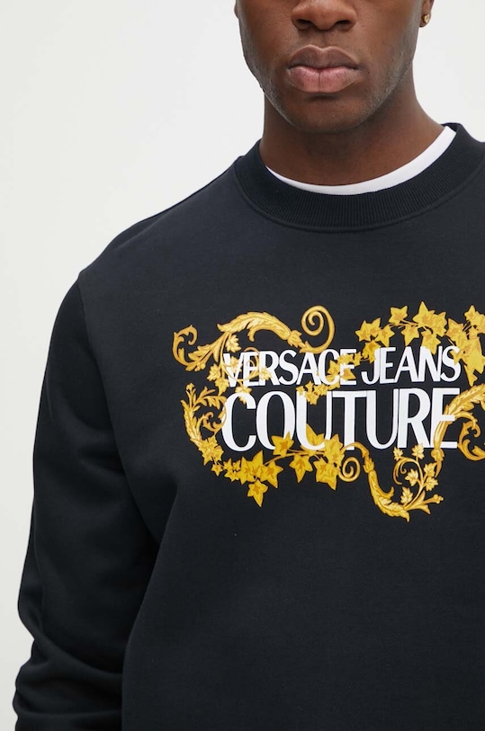 Bavlněná mikina Versace Jeans Couture 77GAIE05.CF02E černá