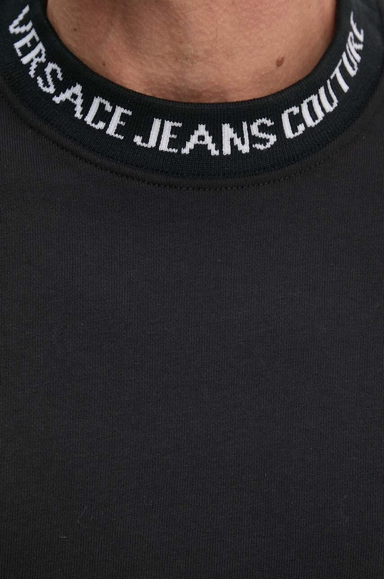 Bavlněná mikina Versace Jeans Couture 77GAI3R2.F0002 černá