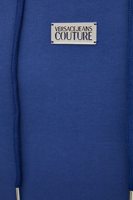 Бавовняна кофта Versace Jeans Couture 77GAIT08.CF00T блакитний