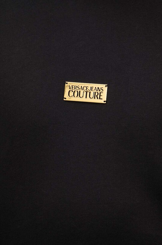 Хлопковая кофта Versace Jeans Couture 77GAIT08.CF00T чёрный