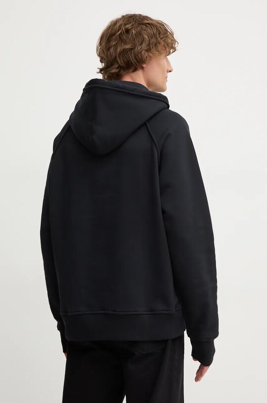Îmbrăcăminte Versace Jeans Couture hanorac de bumbac 77GAIE06.CF02E negru