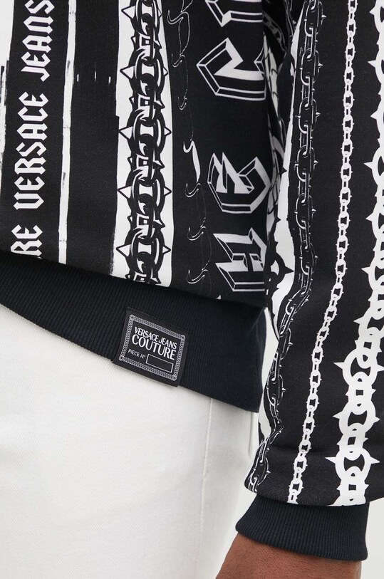 Versace Jeans Couture hanorac de bumbac 77GAI3X0.FS167 negru