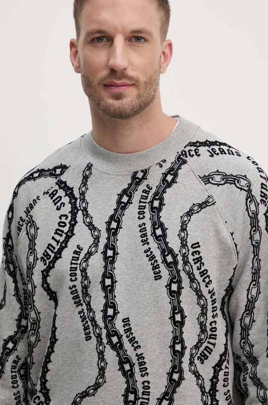 Versace Jeans Couture hanorac de bumbac gri 77GAI3X0.FS176