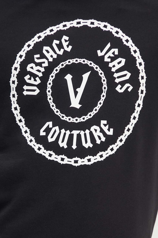 Versace Jeans Couture hanorac de bumbac 77GAIT03.CF00T negru