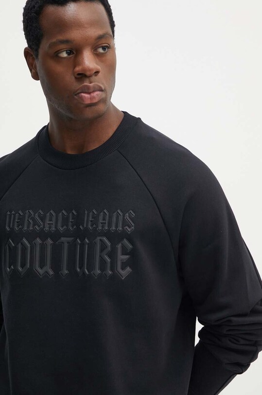 Versace Jeans Couture bluza bawełniana czarny 77GAIL01.CF02L