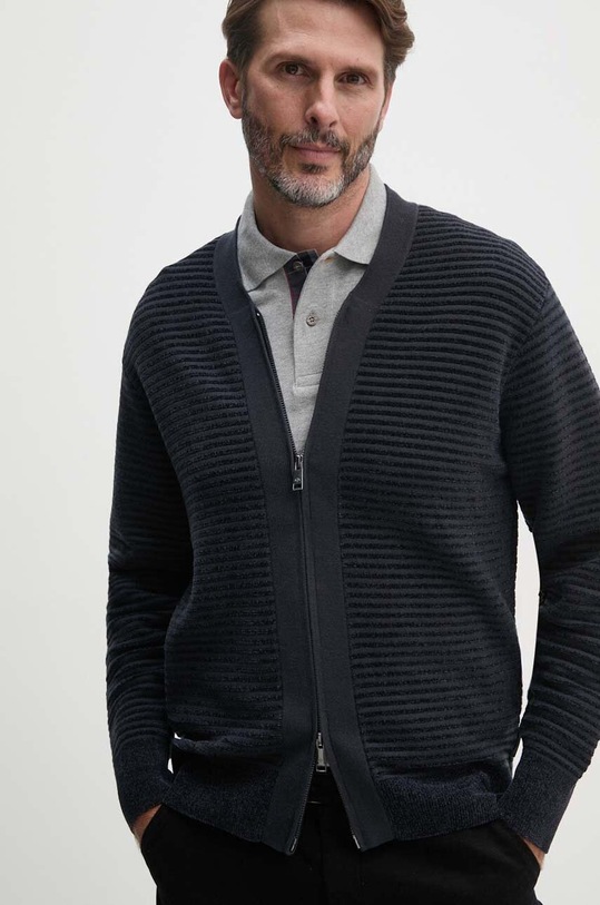 Armani Exchange cardigan cu modele bleumarin 6DZE2P.ZM4PZ