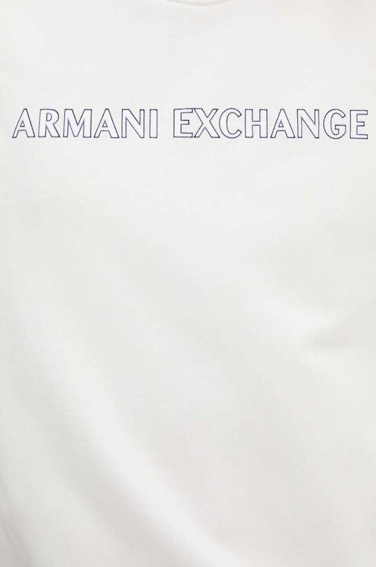 Armani Exchange bluza bawełniana 6DZMBA.ZJADZ biały