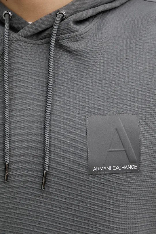 Armani Exchange felpa 6DZMJB.ZJNKZ grigio