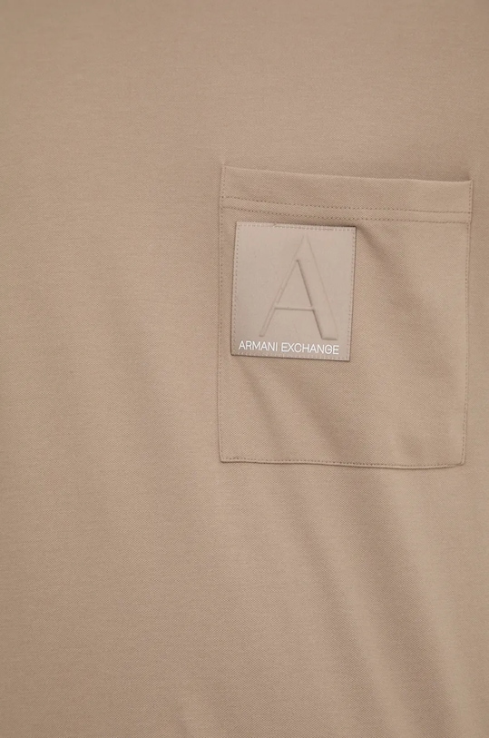 Armani Exchange tricou bej 6DZMJC.ZJXHZ