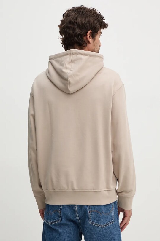 Îmbrăcăminte Armani Exchange hanorac de bumbac 6DZMJE.ZJ4XZ bej