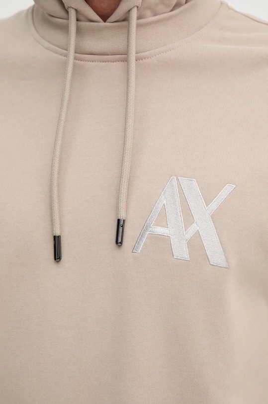 Pamučna dukserica Armani Exchange 6DZMJE.ZJ4XZ bež