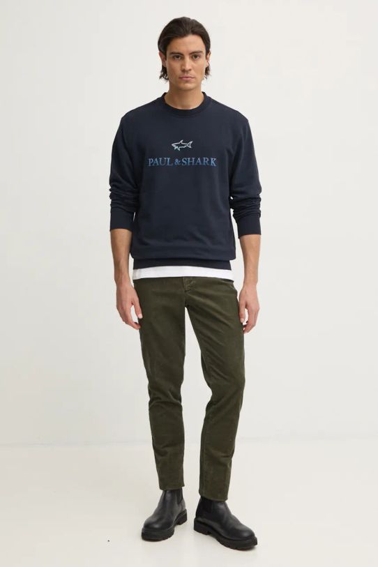 Μπλούζα Paul&Shark 14311817 σκούρο μπλε AW24