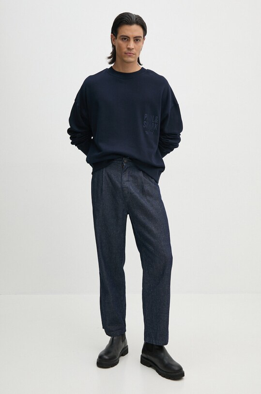 Paul&Shark hanorac de bumbac 14311820 bleumarin AW24