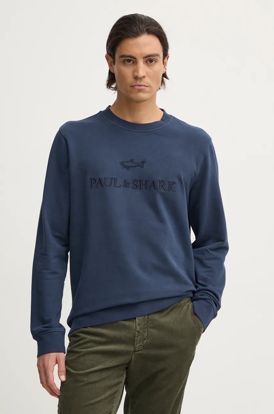Суичър Paul&Shark еластичен тъмносин 14311858