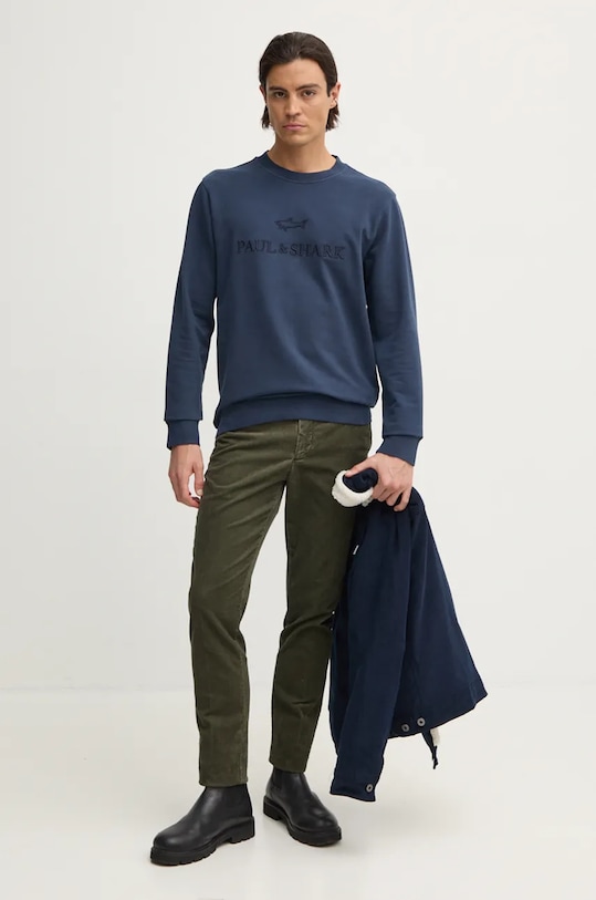 Суичър Paul&Shark 14311858 тъмносин AW24